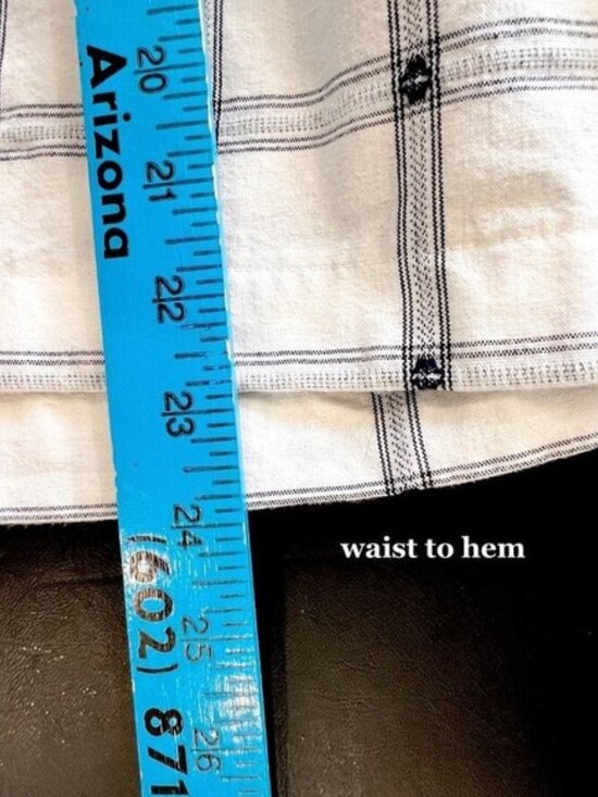 Vintage OshKosh Womens Dress 8 Cottage Country Prairie Blue‎ White Windowpane - Picture 8 of 8